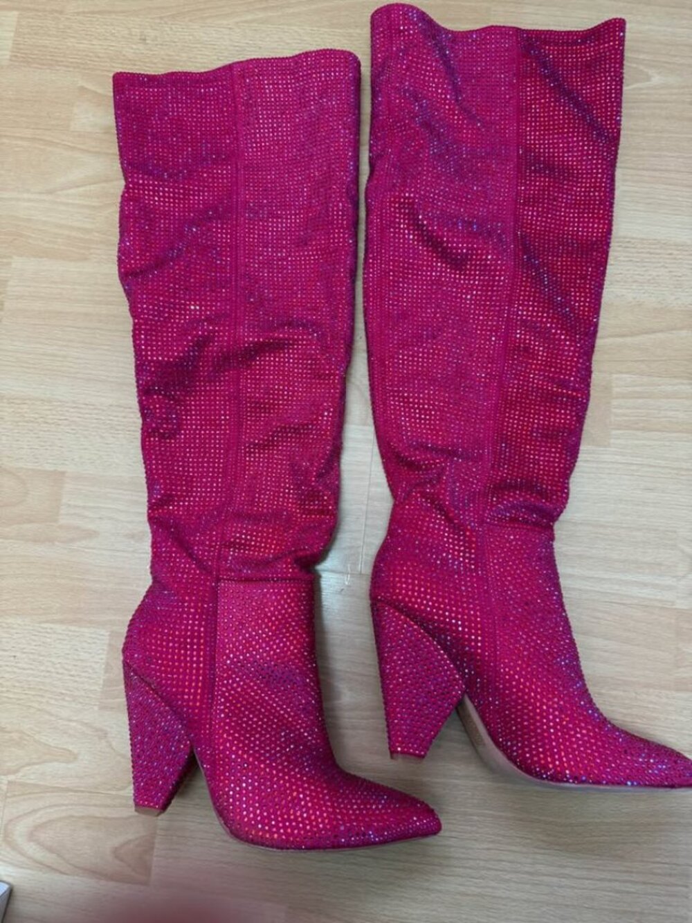Mata Shoes Women’s Pink Sparkly Boots Size 8.5